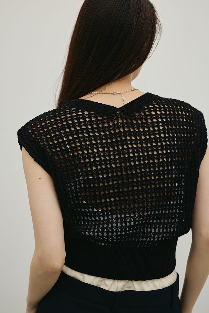 2WAYクロシェニット BLK FREE