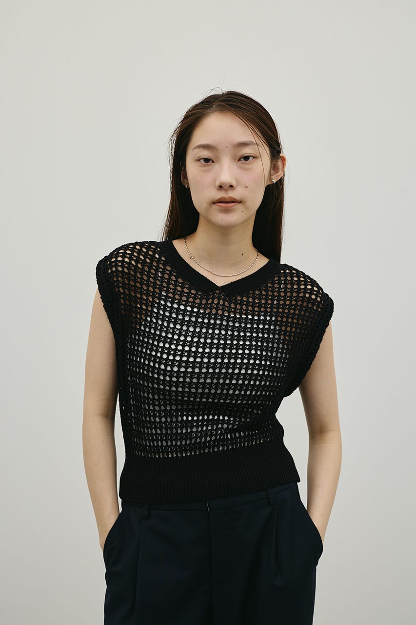 2WAYクロシェニット BLK FREE