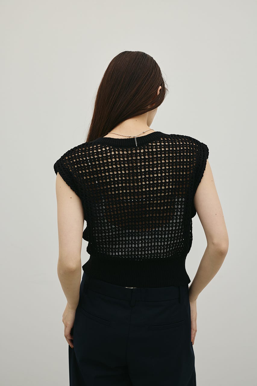 2WAYクロシェニット BLK FREE