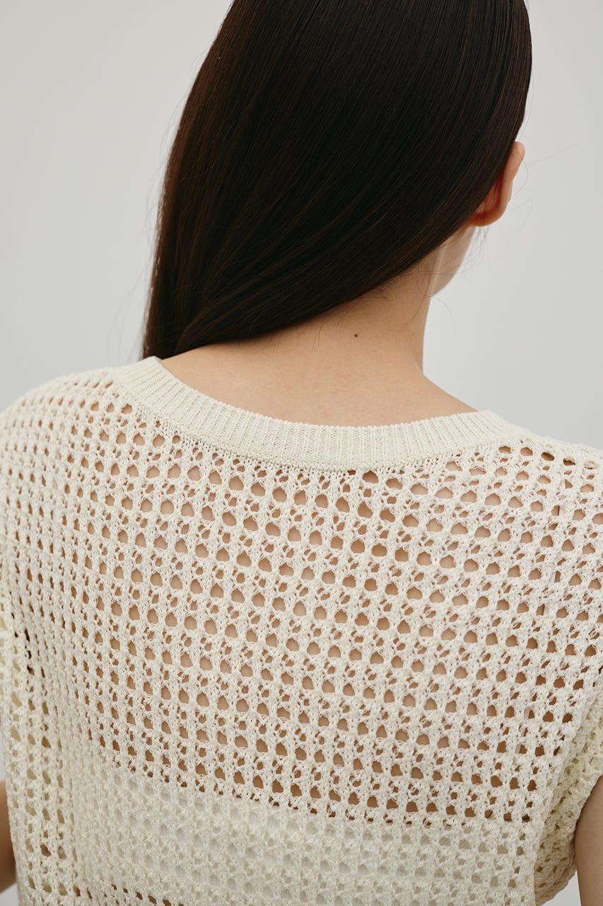 2WAYクロシェニット WHT FREE
