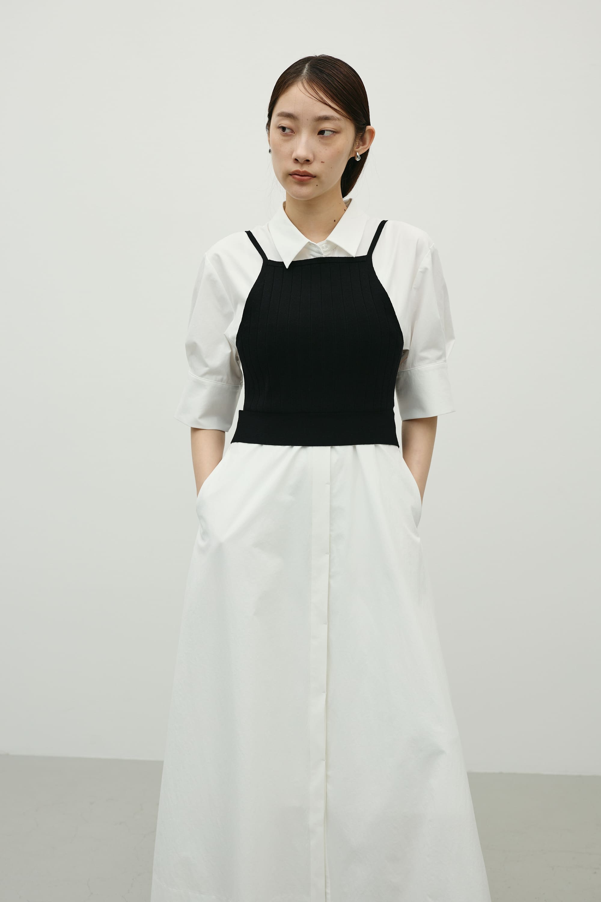 アメスリニットビスチェ BLK FREE