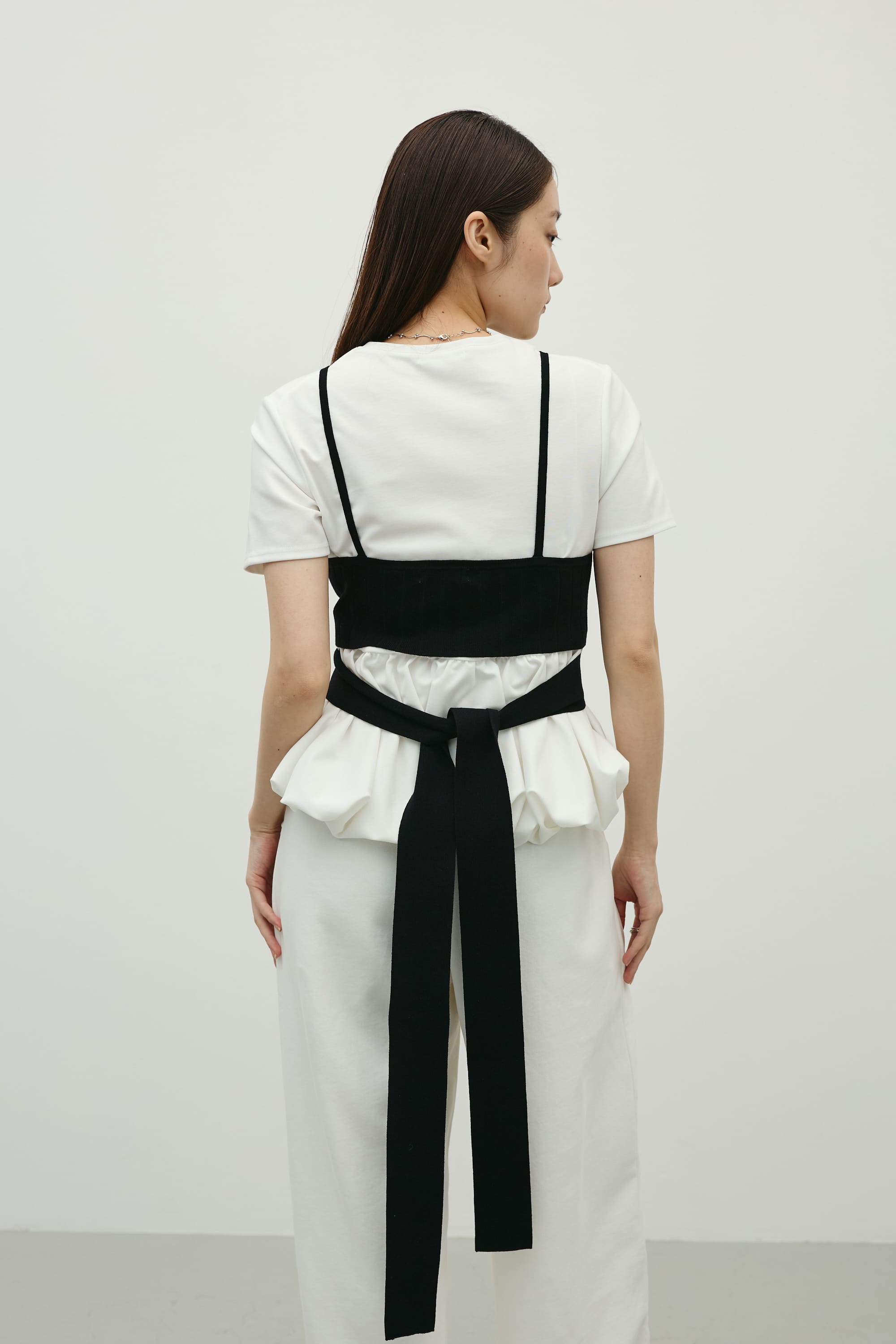 アメスリニットビスチェ BLK FREE