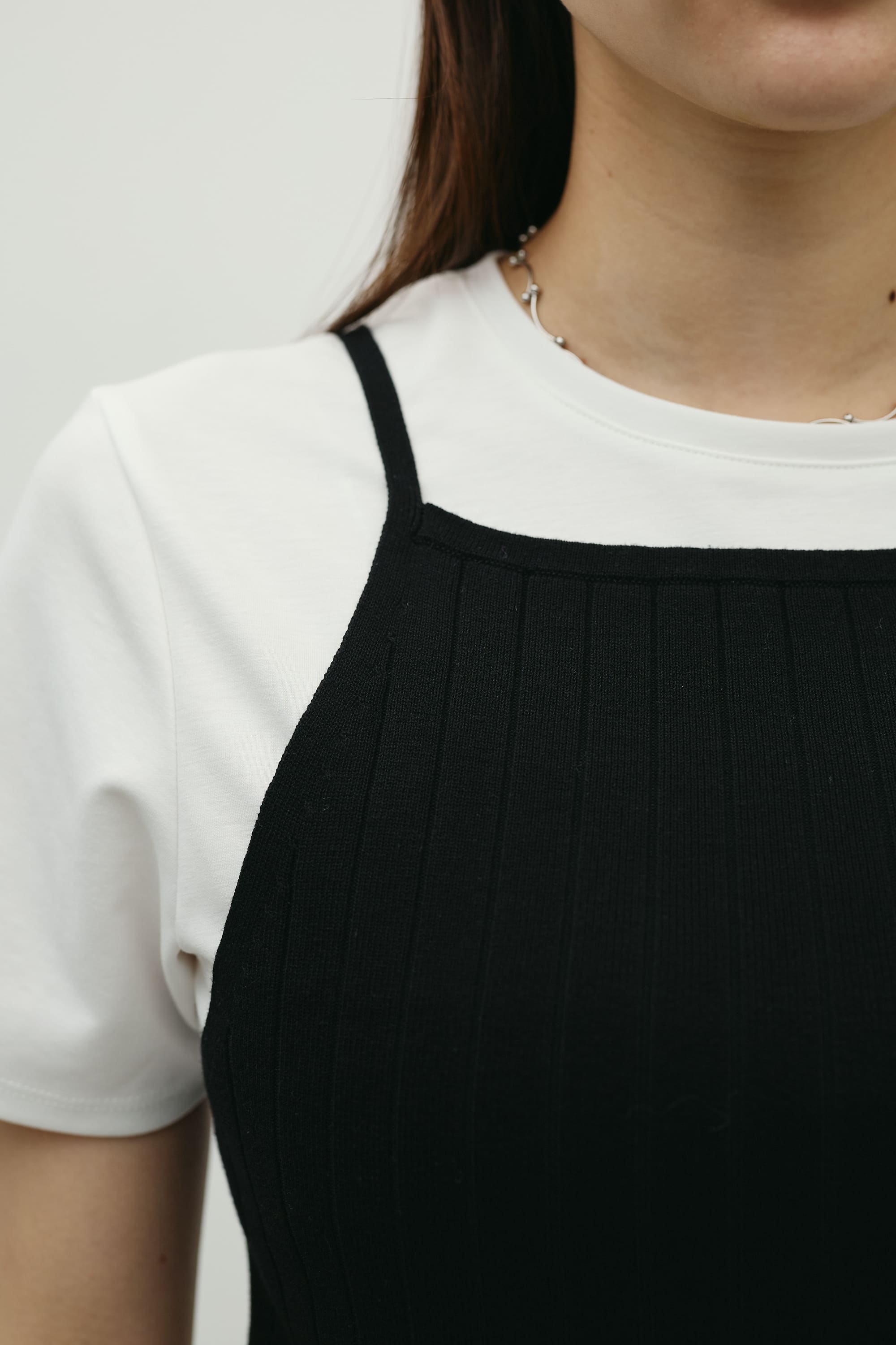 アメスリニットビスチェ BLK FREE