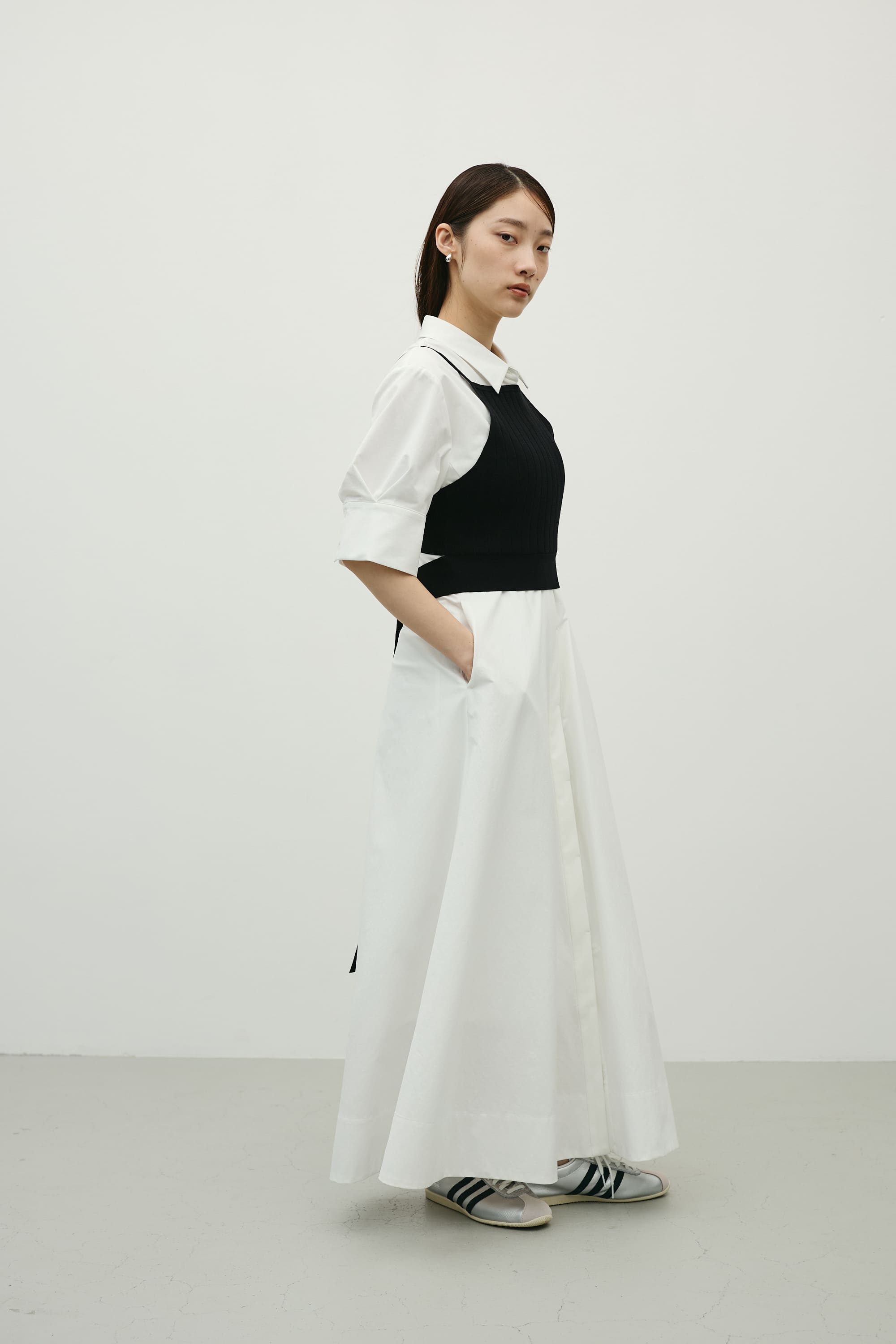 アメスリニットビスチェ BLK FREE