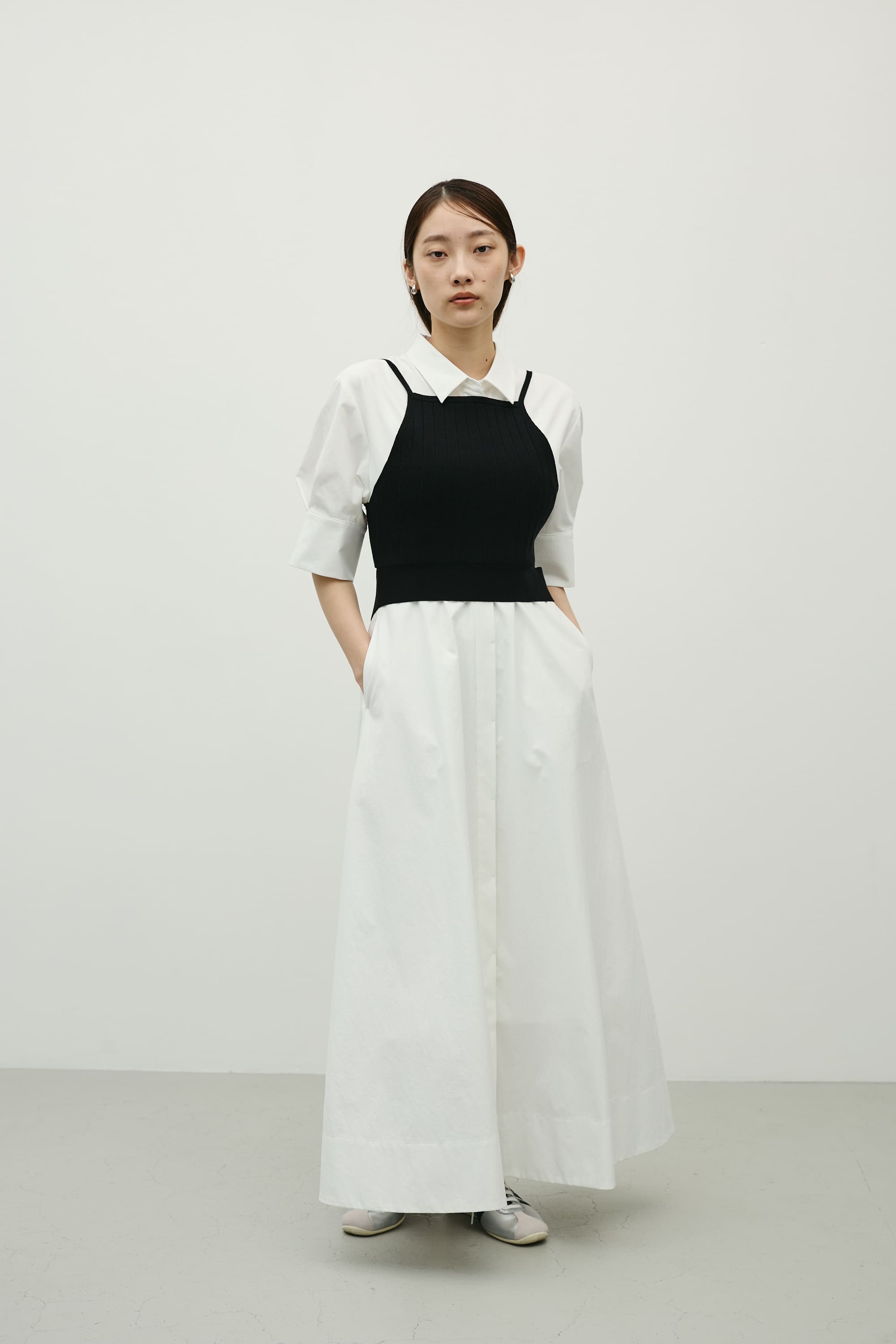 アメスリニットビスチェ BLK FREE