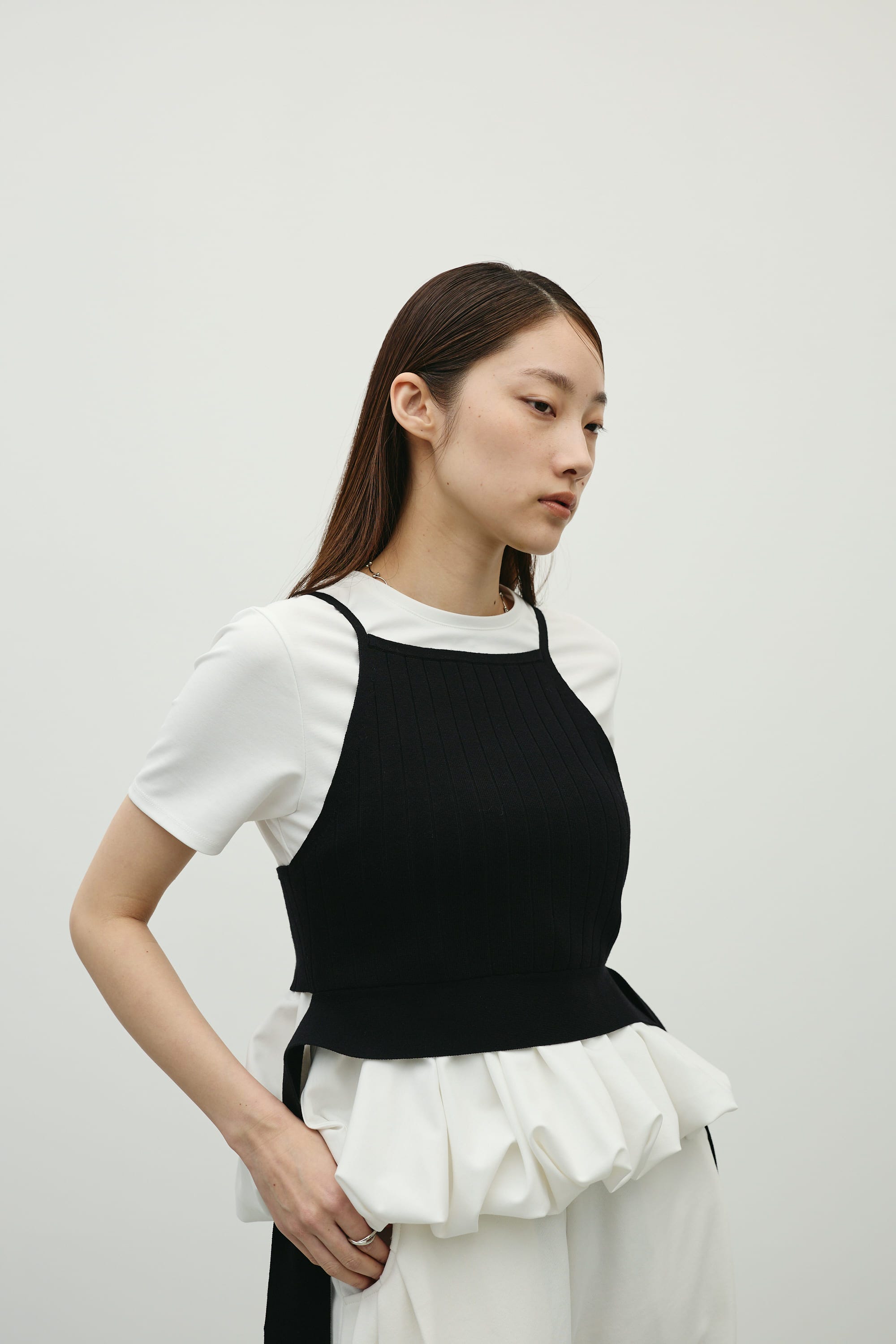 アメスリニットビスチェ BLK FREE