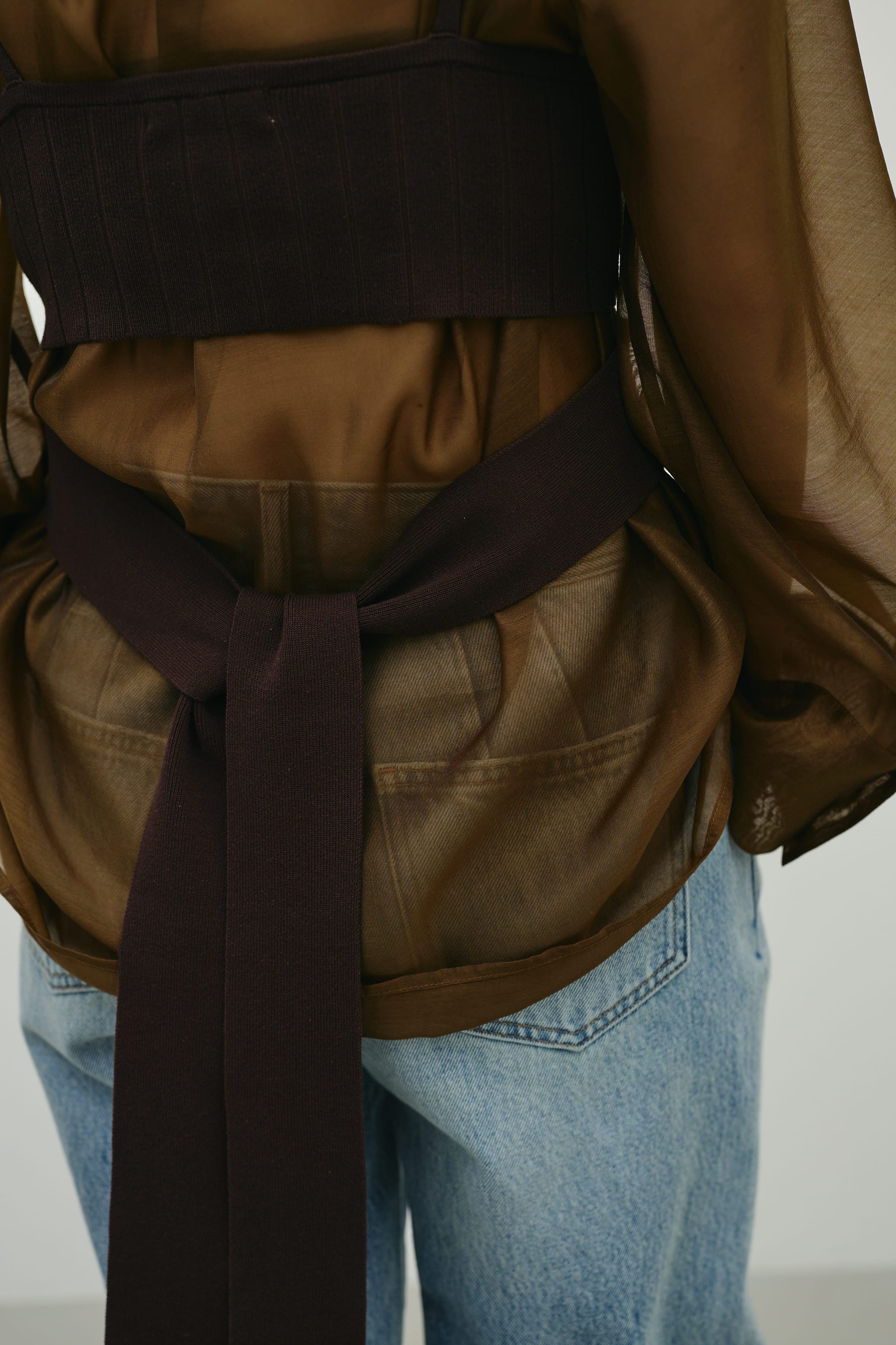 アメスリニットビスチェ BRN FREE