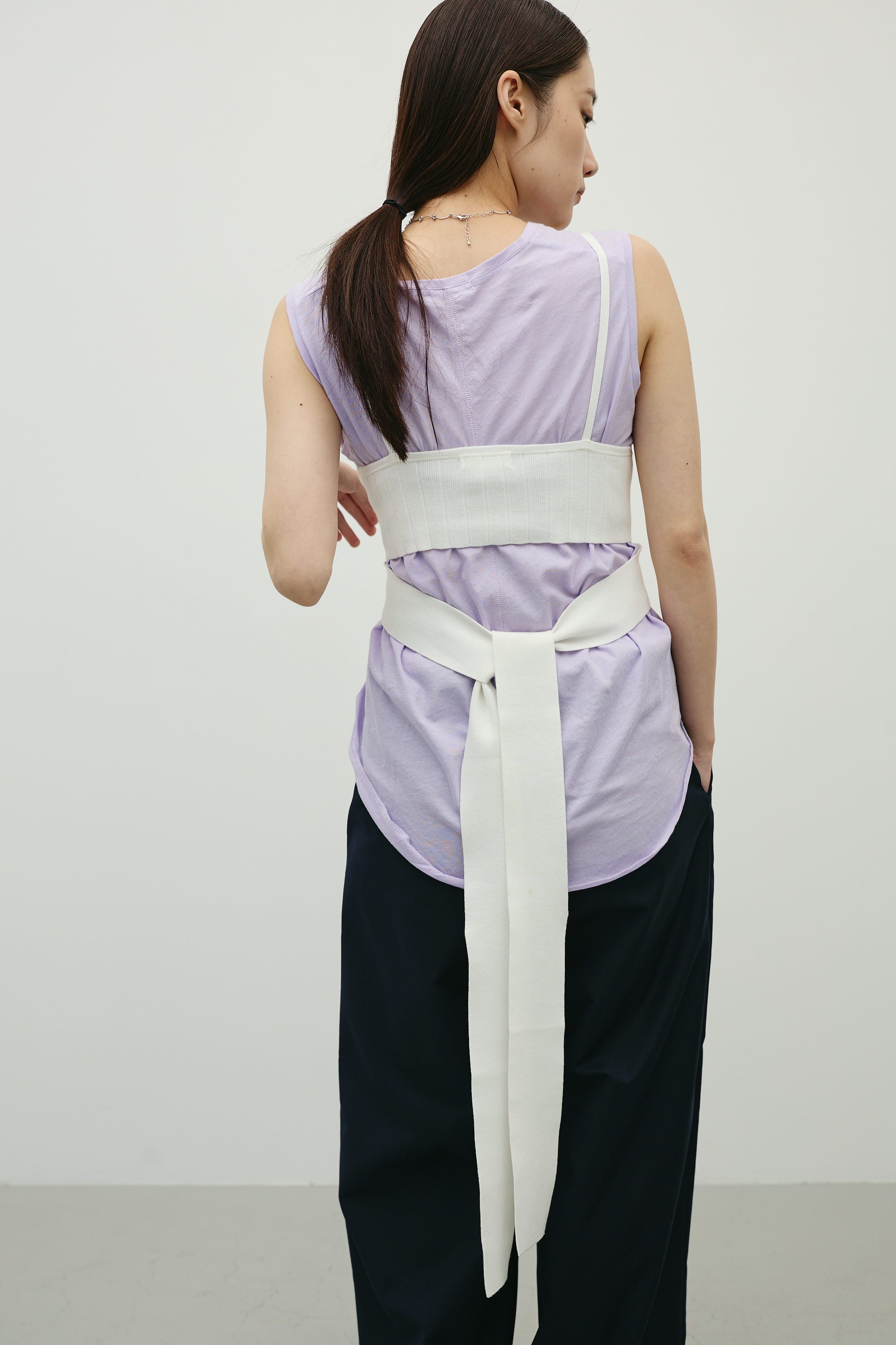 アメスリニットビスチェ WHT FREE