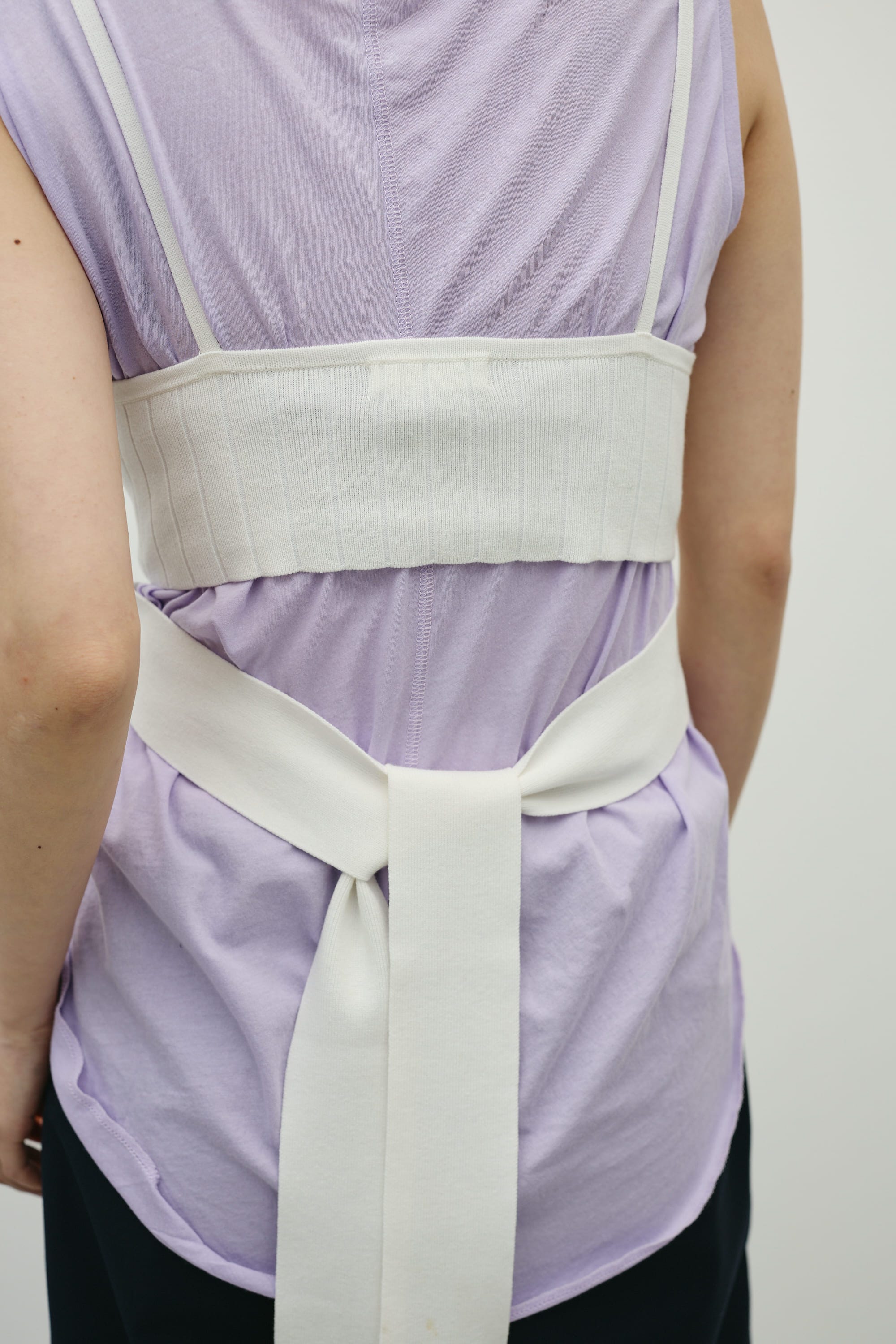 アメスリニットビスチェ WHT FREE