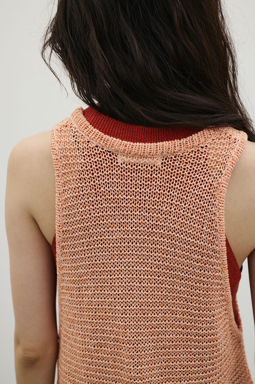 アメスリメッシュニットタンク ORG FREE