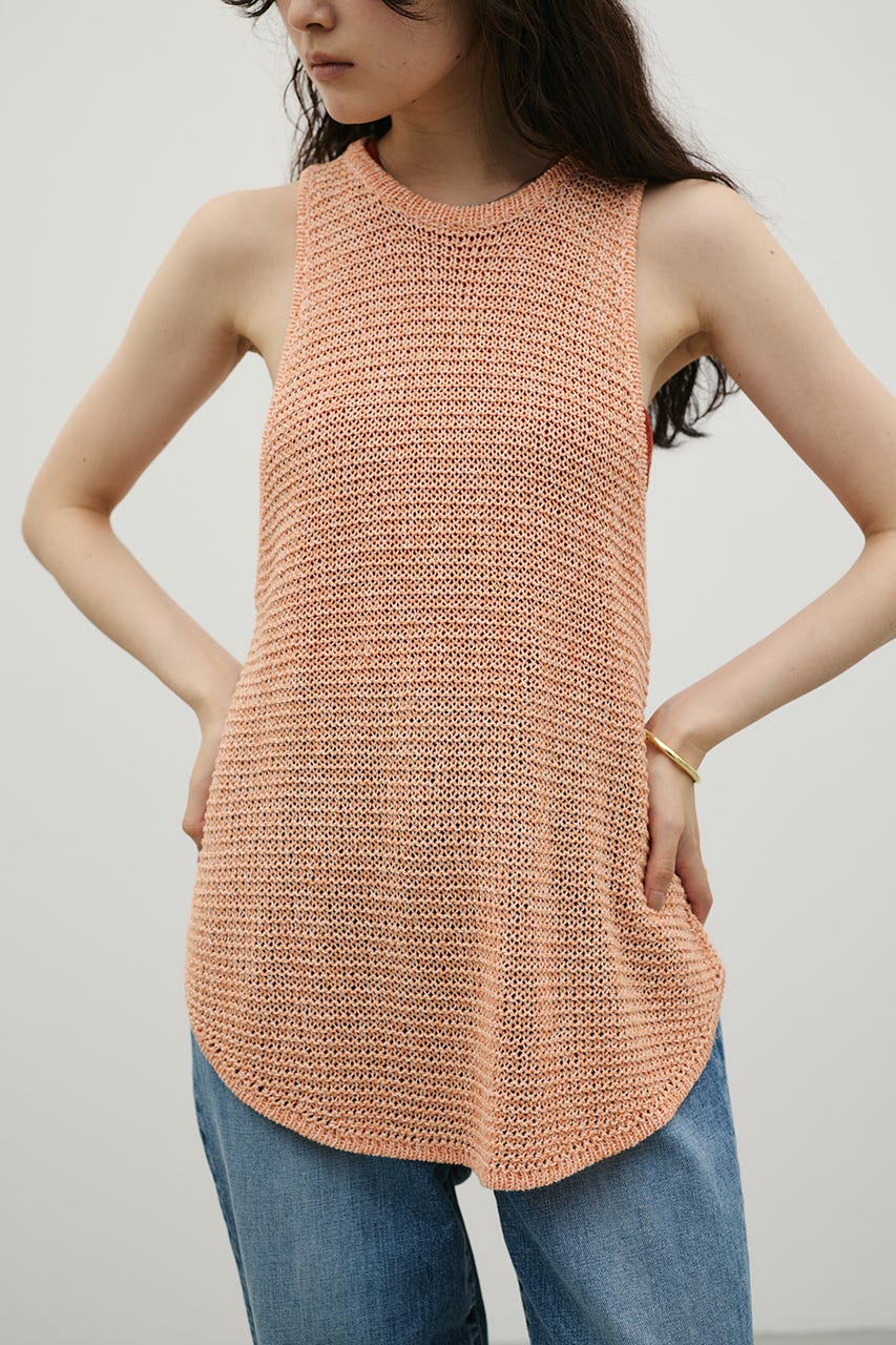 STYLEMIXER | アメスリメッシュニットタンク (タンクトップ ) |SHEL