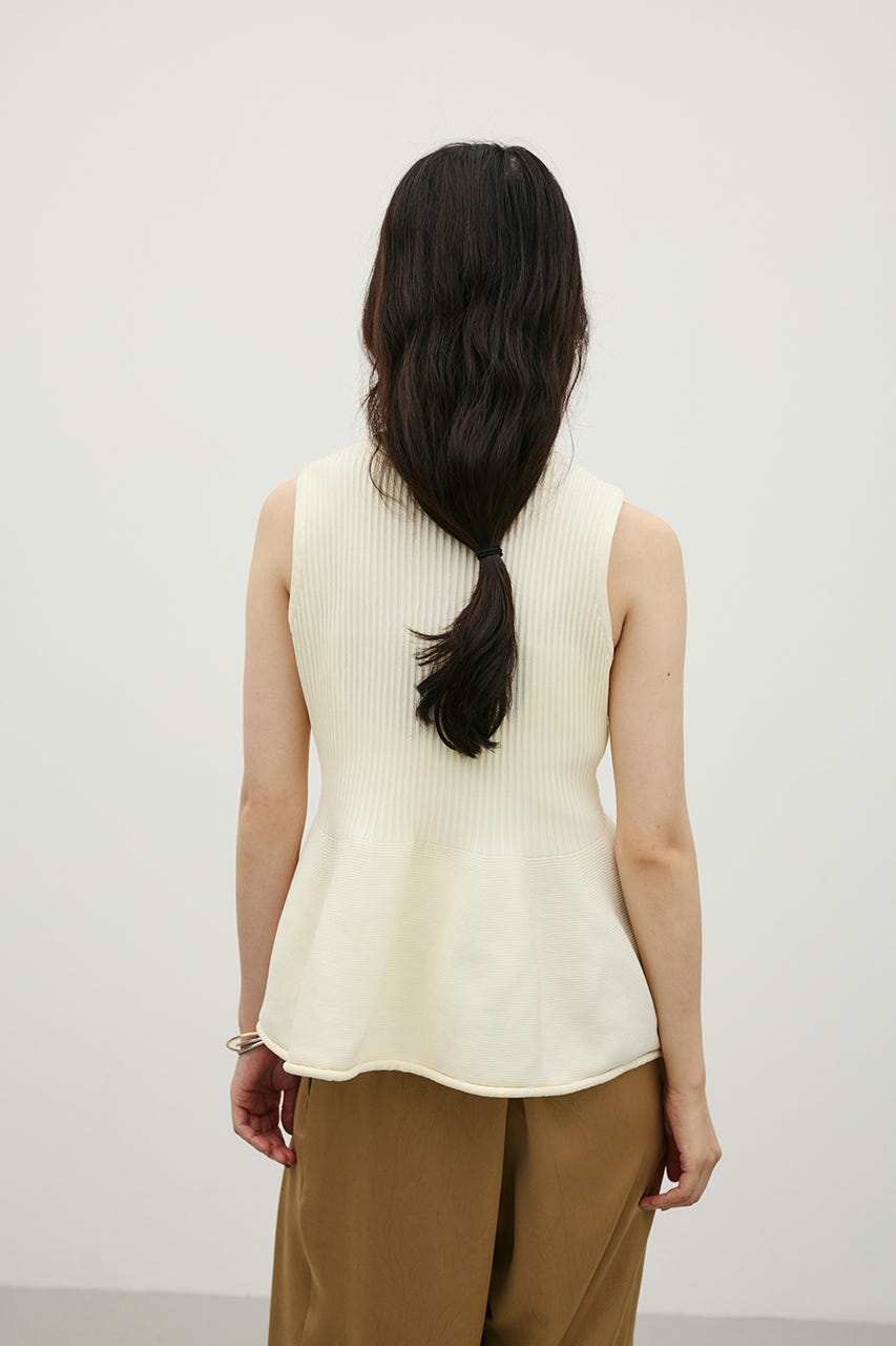STYLEMIXER | ペプラムフレアニット (タンクトップ ) |SHEL'TTER WEBSTORE