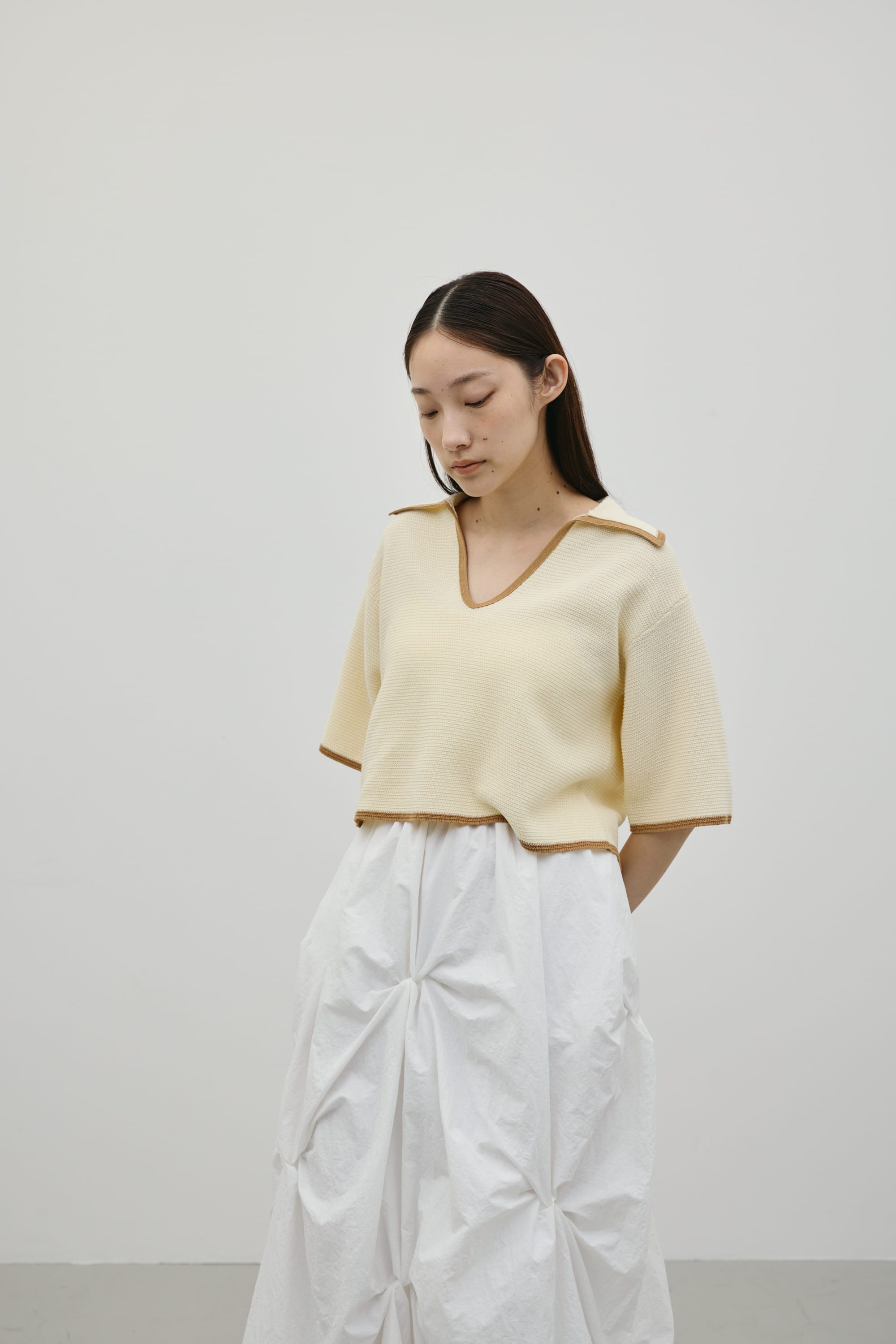 スキッパーニットポロ IVOY FREE