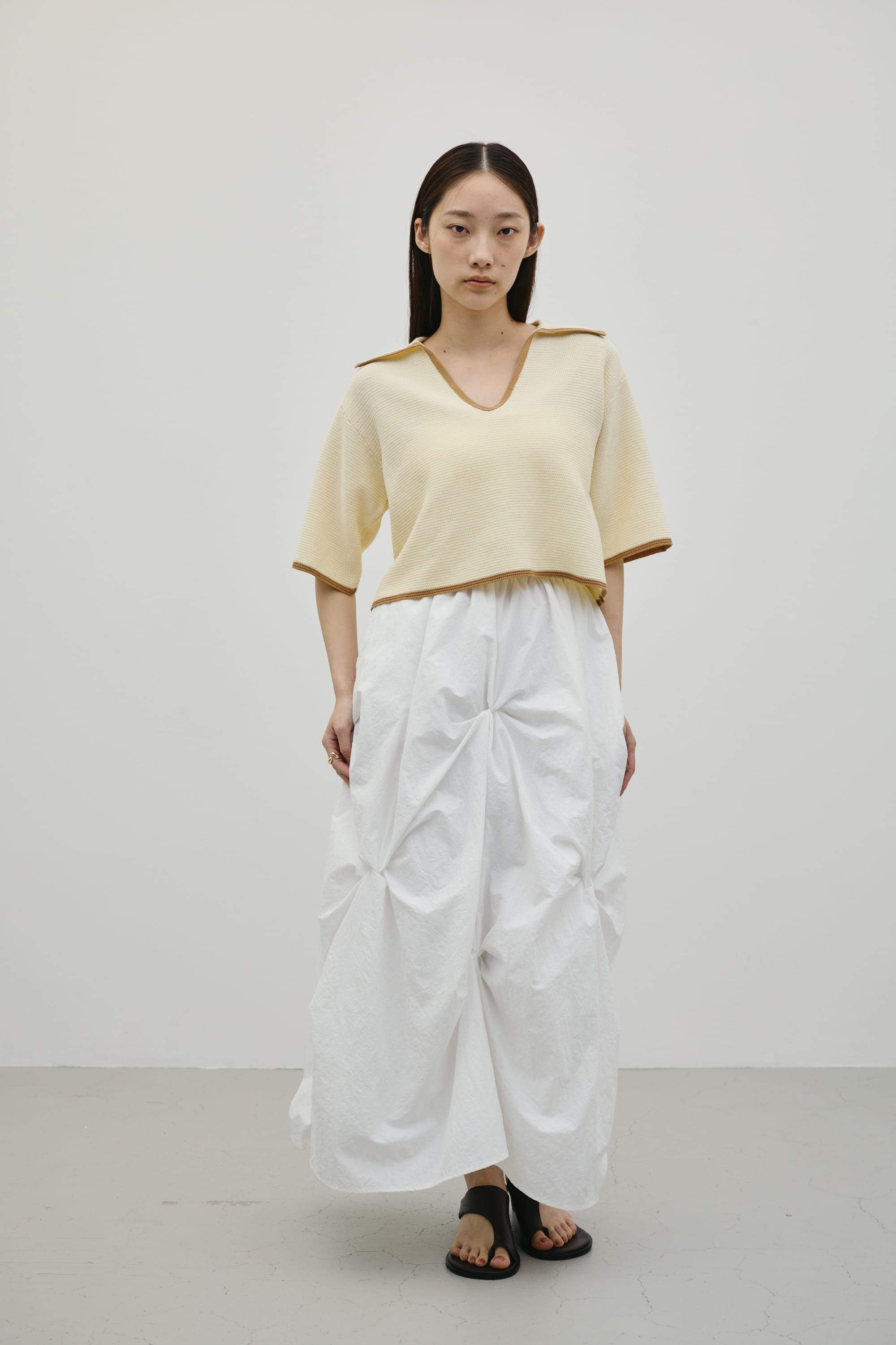 スキッパーニットポロ IVOY FREE