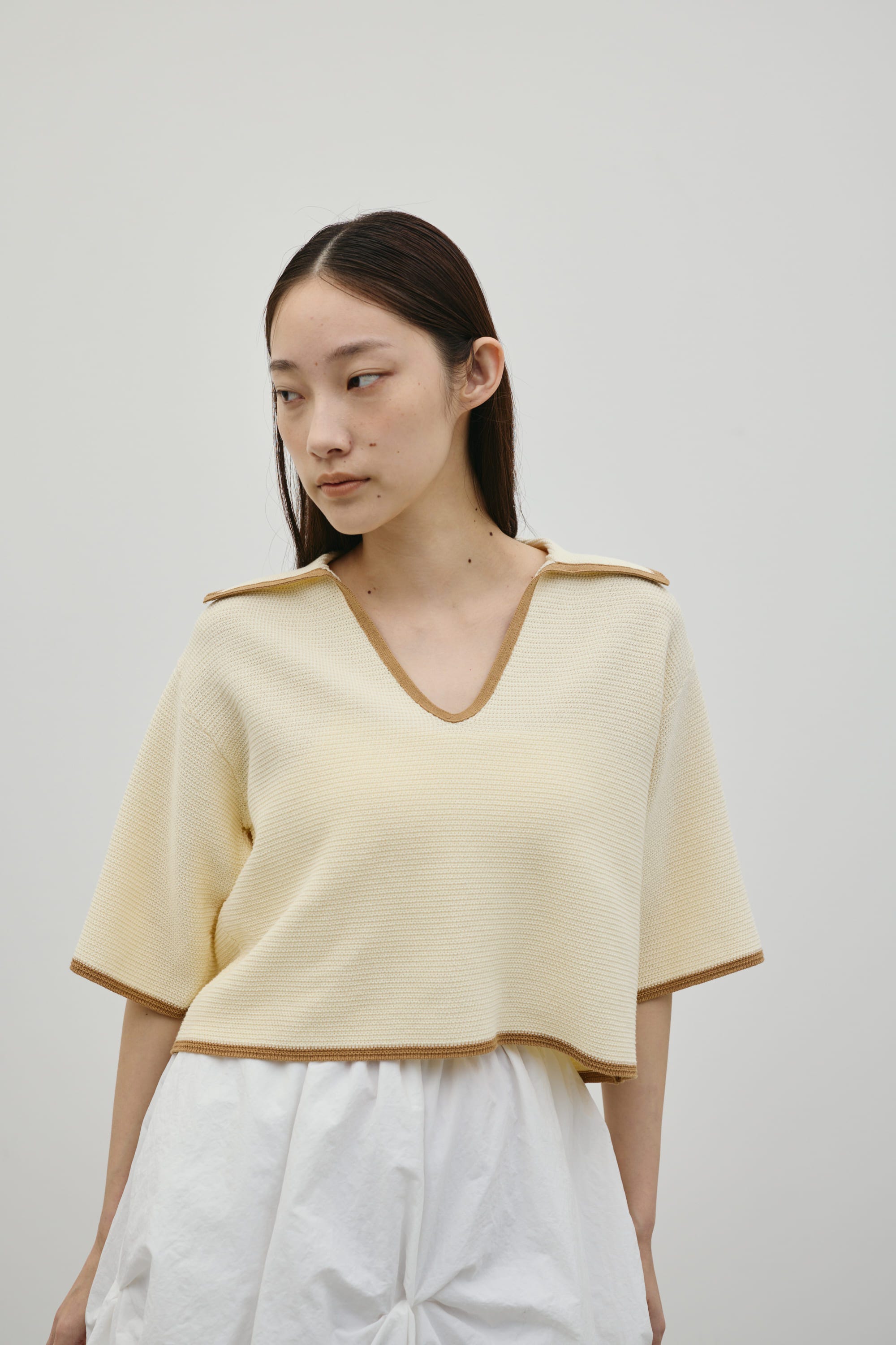 スキッパーニットポロ IVOY FREE