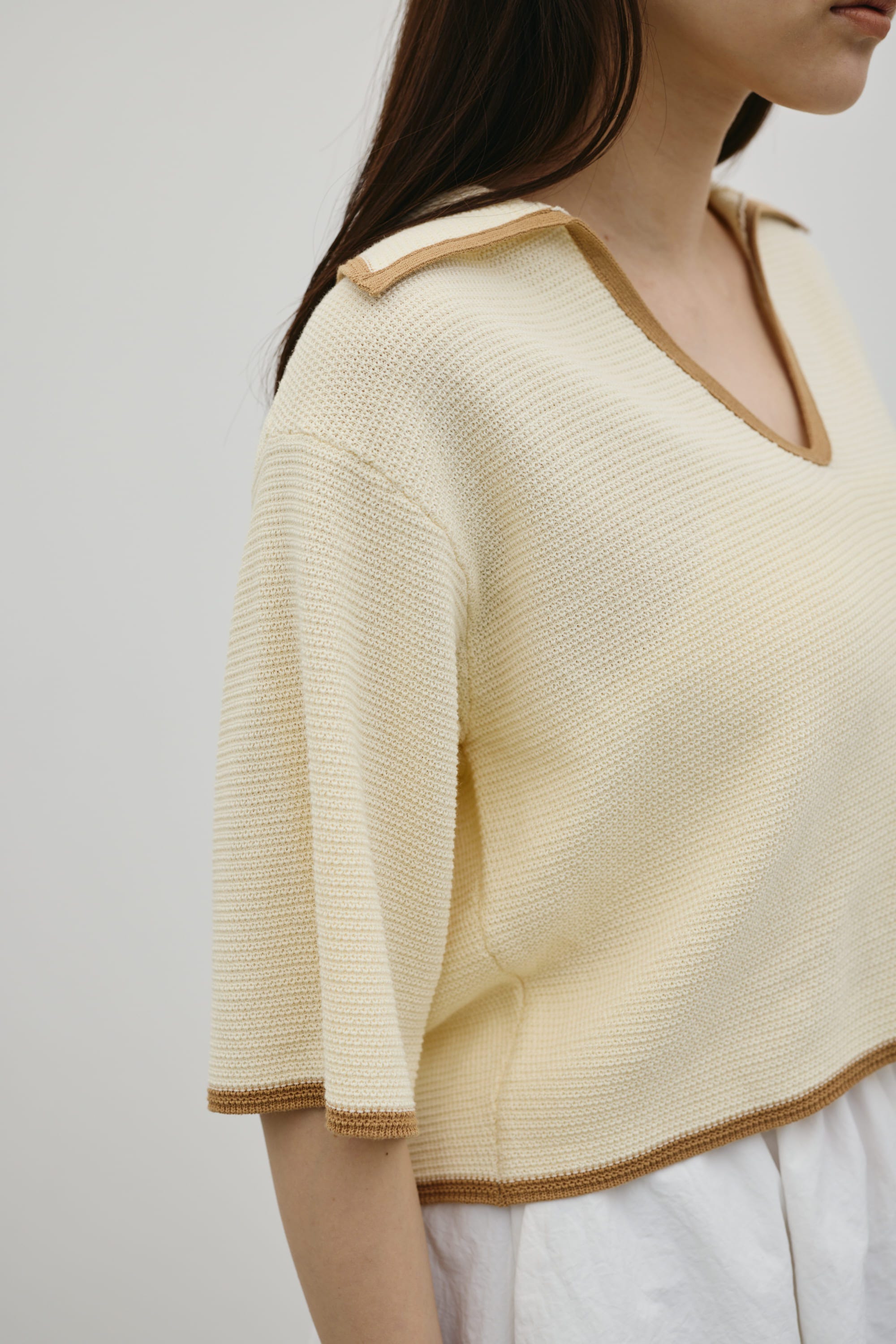 スキッパーニットポロ IVOY FREE