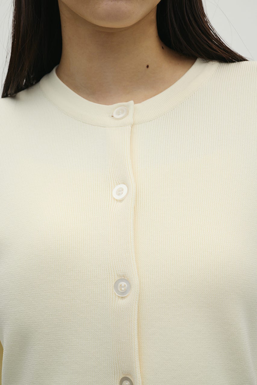 ペプラムフォルムスリーブカーデ IVOY FREE