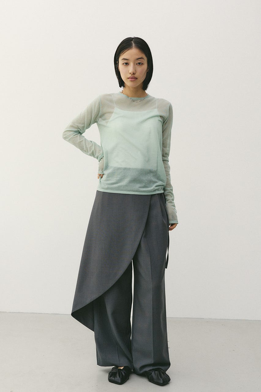 シアースキンニットトップ MINT FREE