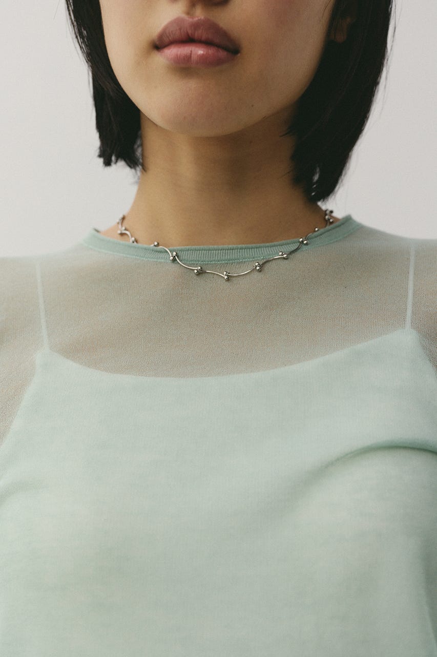 シアースキンニットトップ MINT FREE