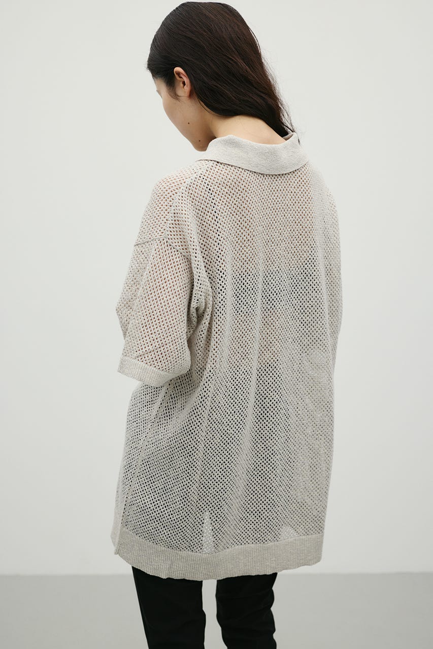 STYLEMIXER | メッシュオーバーニットポロ (ニット ) |SHEL'TTER WEBSTORE