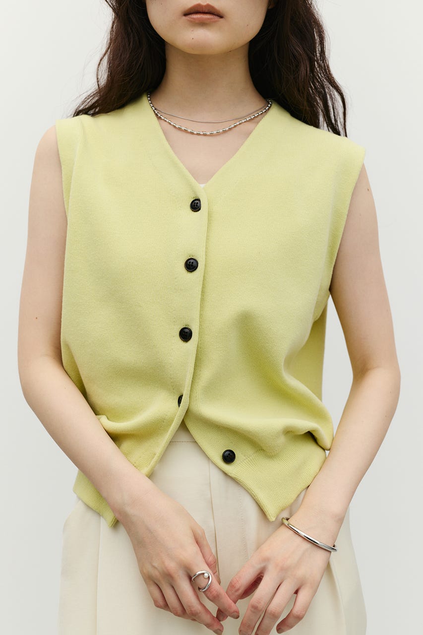 ルーズニットベスト LIME FREE