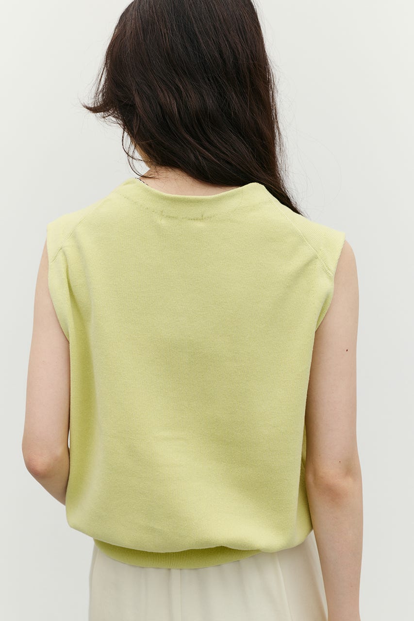 ルーズニットベスト LIME FREE