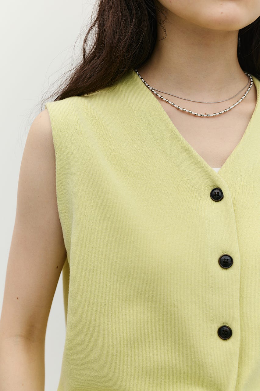ルーズニットベスト LIME FREE