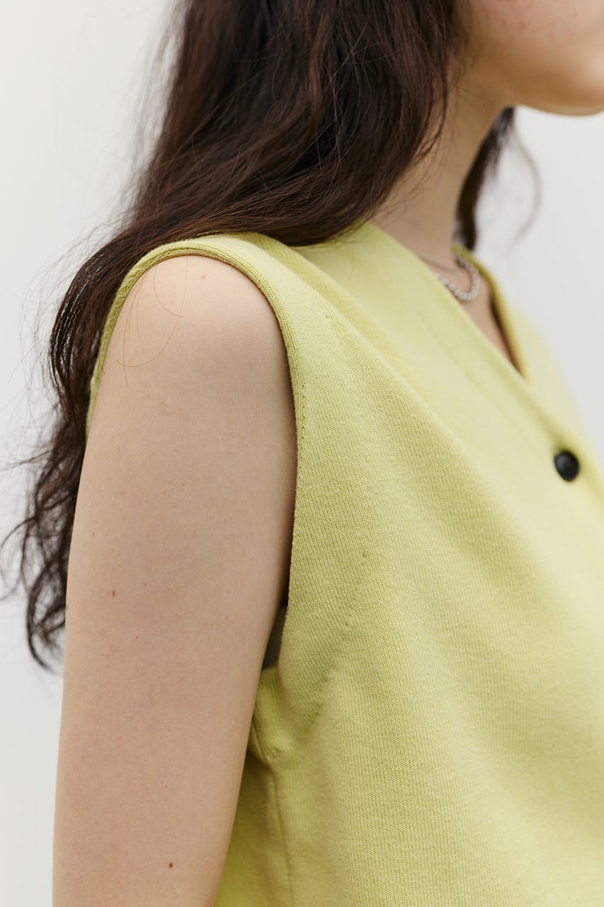 ルーズニットベスト LIME FREE