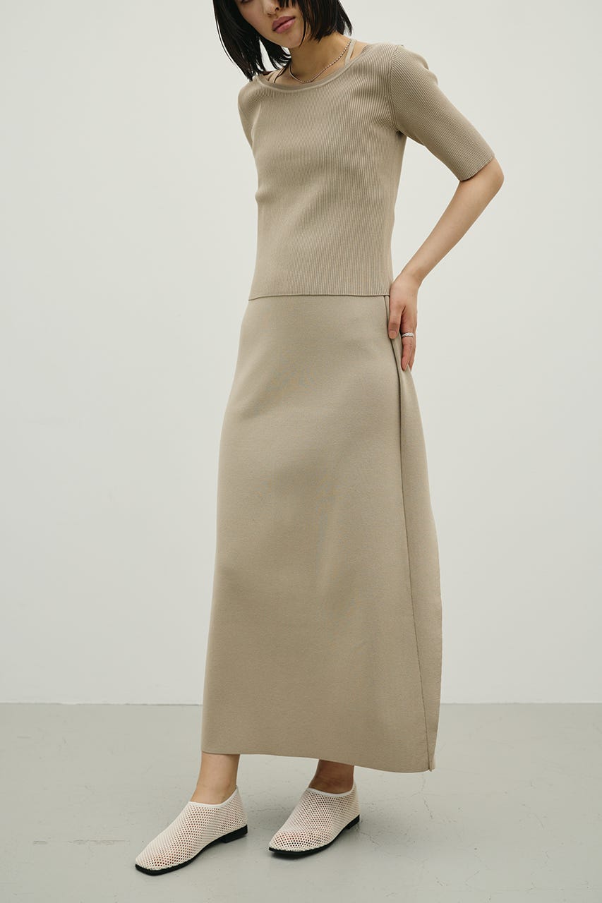 2ピースラップキャミワンピース BEG M