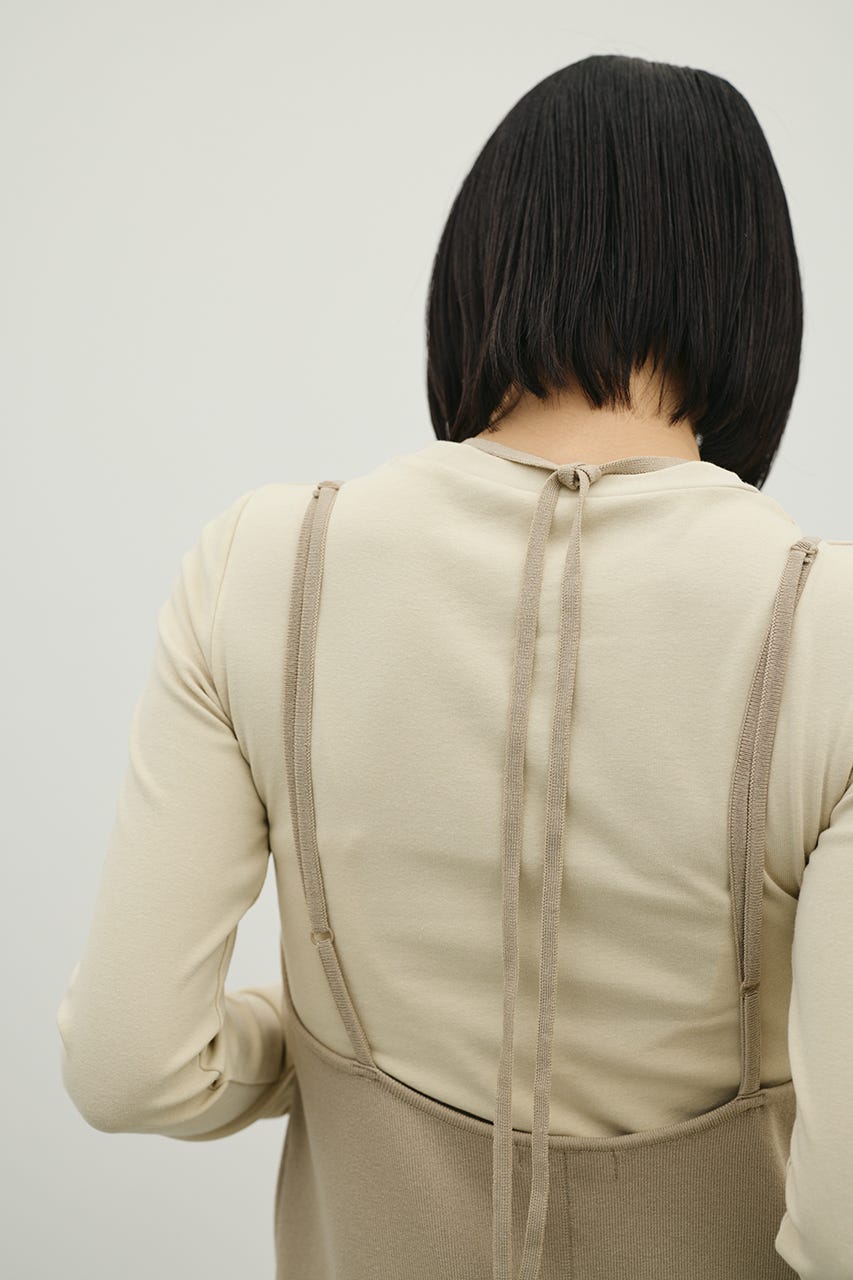 2ピースラップキャミワンピース BEG M