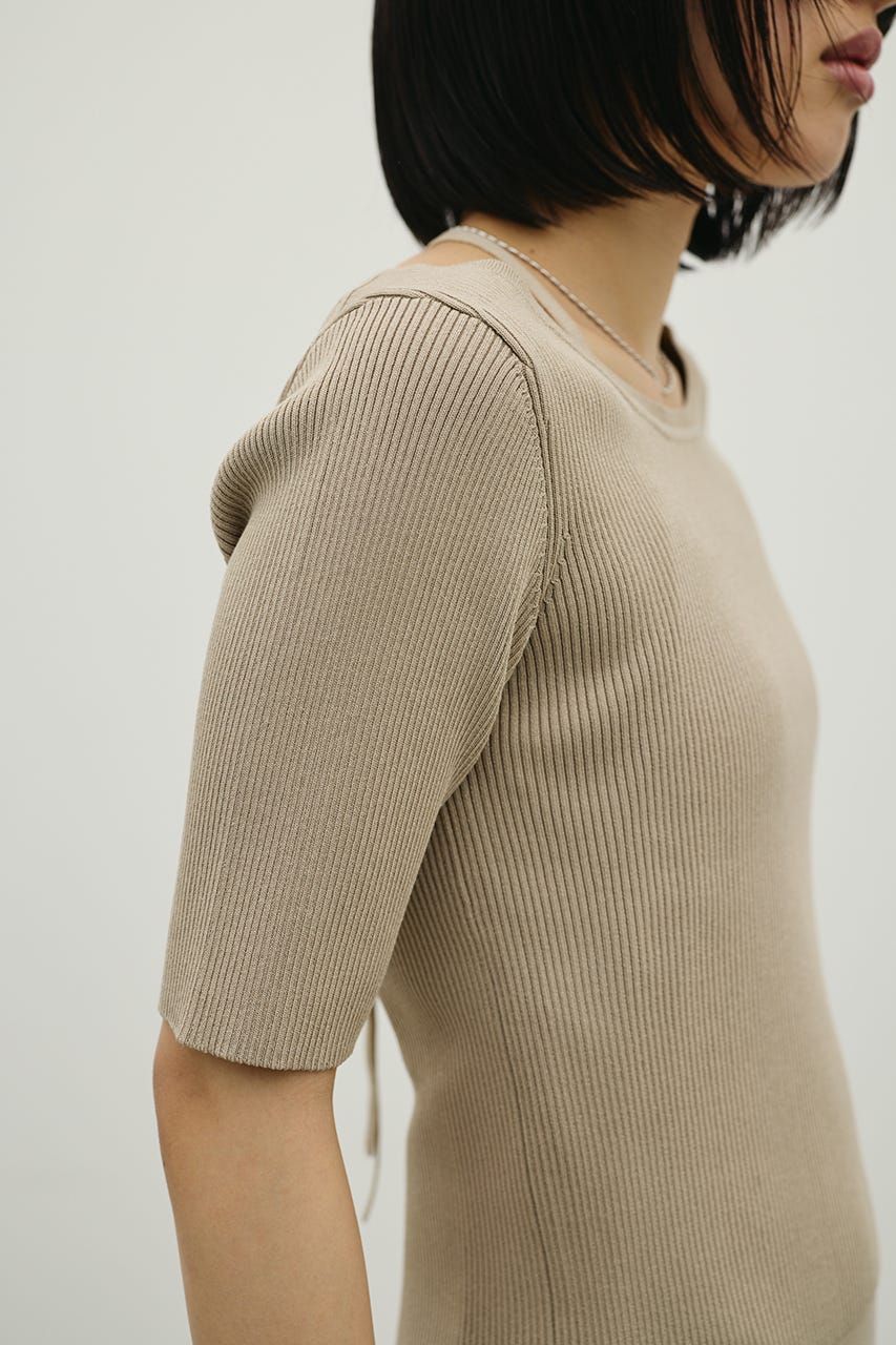 2ピースラップキャミワンピース BEG M