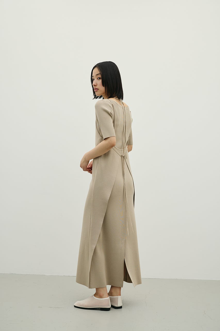 2ピースラップキャミワンピース BEG M