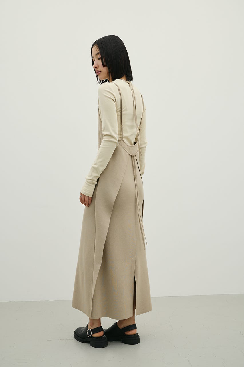 2ピースラップキャミワンピース BEG M