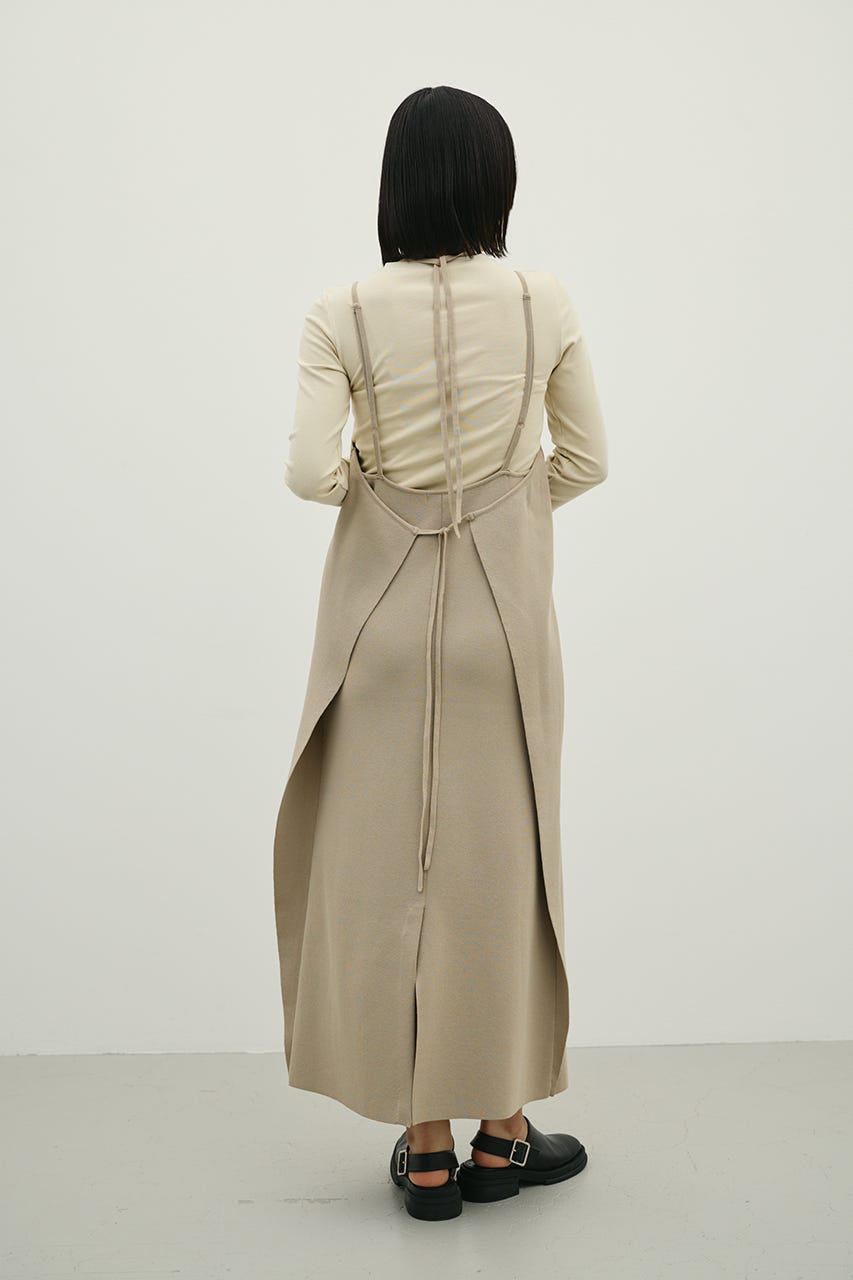 2ピースラップキャミワンピース BEG M