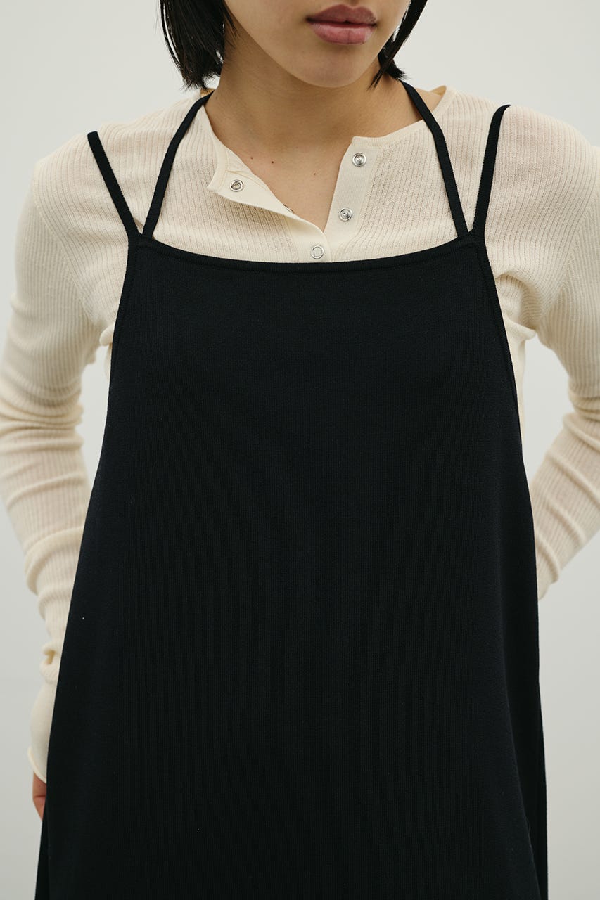 2ピースラップキャミワンピース BLK M