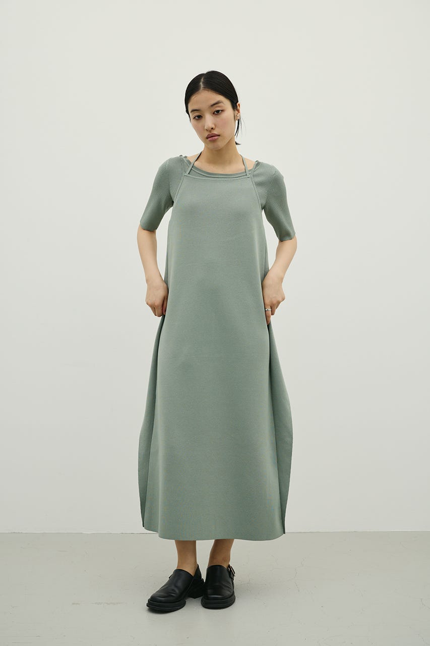 2ピースラップキャミワンピース GRN S