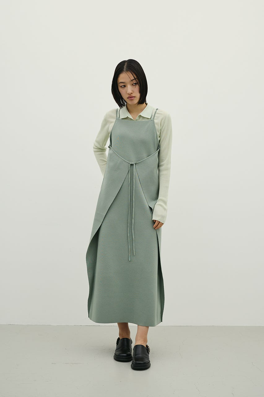 2ピースラップキャミワンピース GRN S