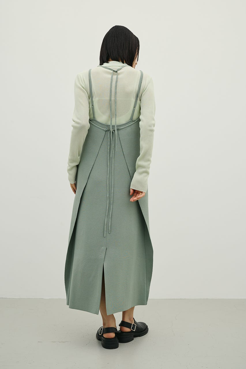 2ピースラップキャミワンピース GRN S