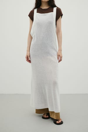 メッシュレイヤードワンピース