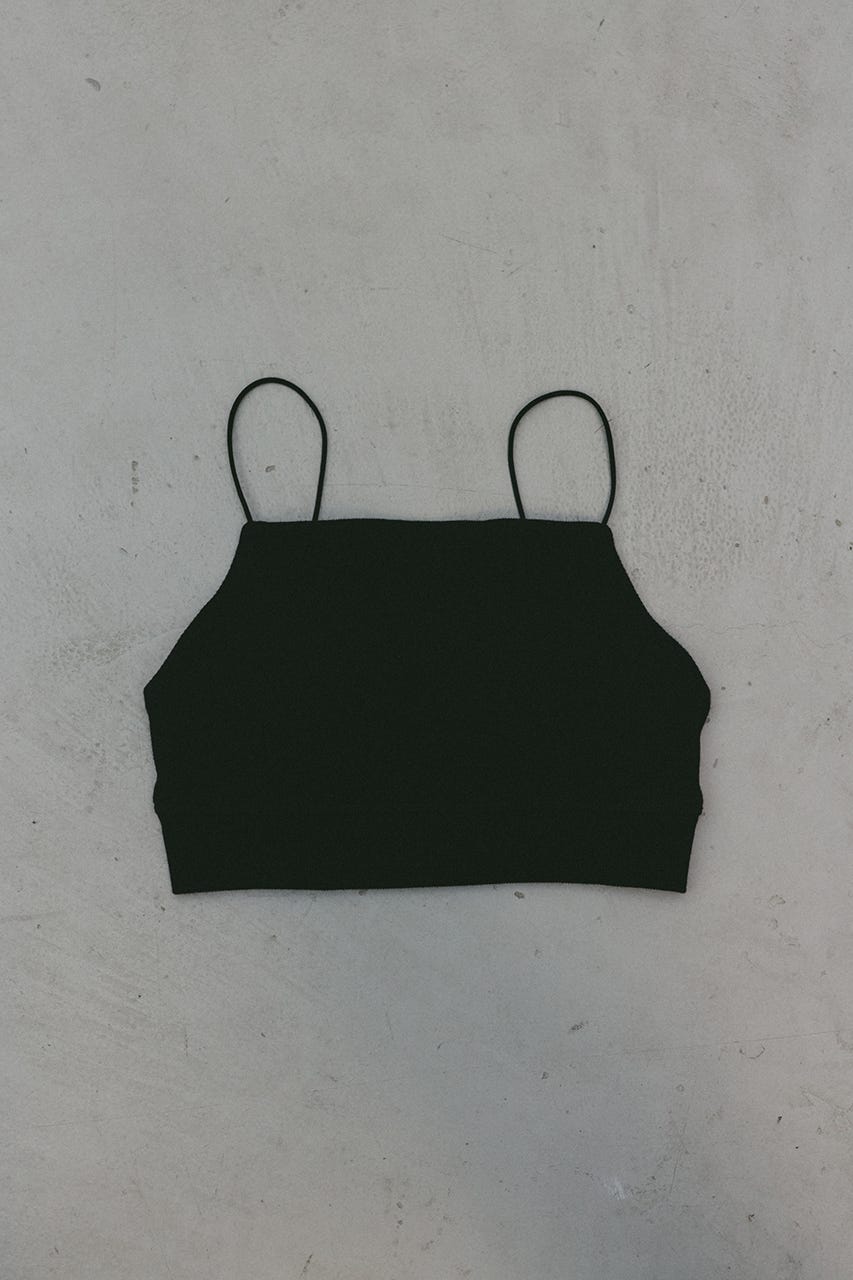 カップ付きブラトップ BLK S