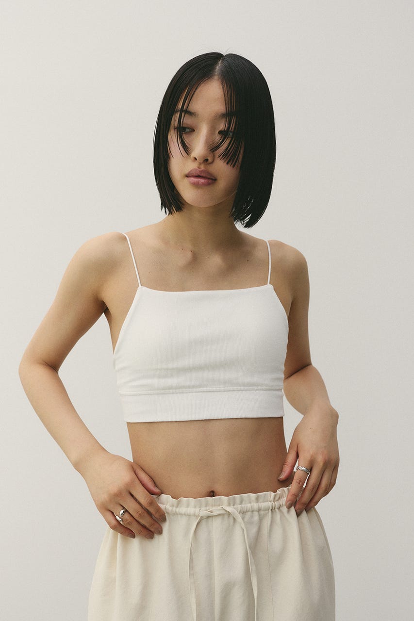 カップ付きブラトップ WHT S