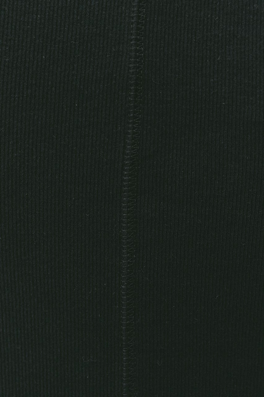 カップ付きリブタンクトップ BLK S