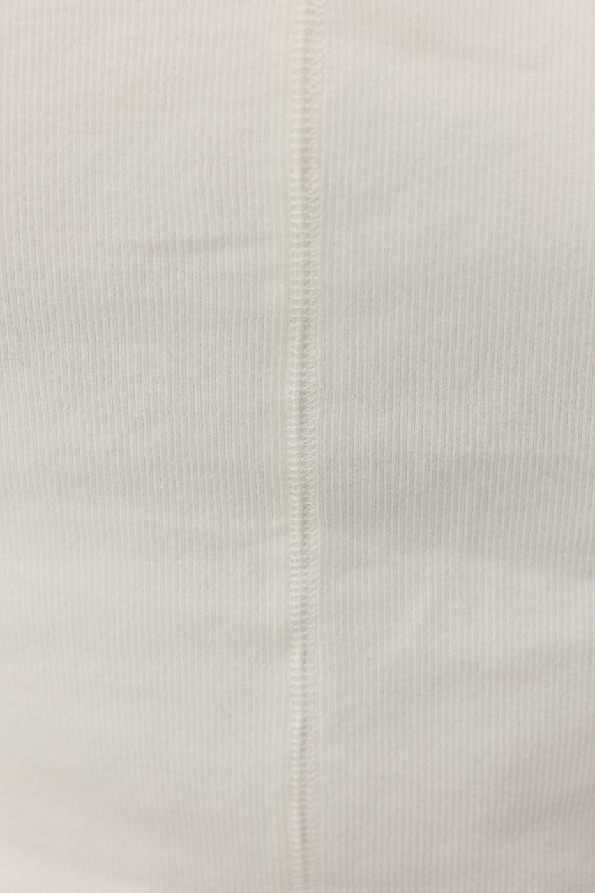 カップ付きリブタンクトップ WHT S
