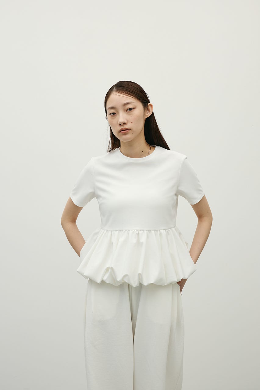 ヘムバルーンカットトップ WHT FREE