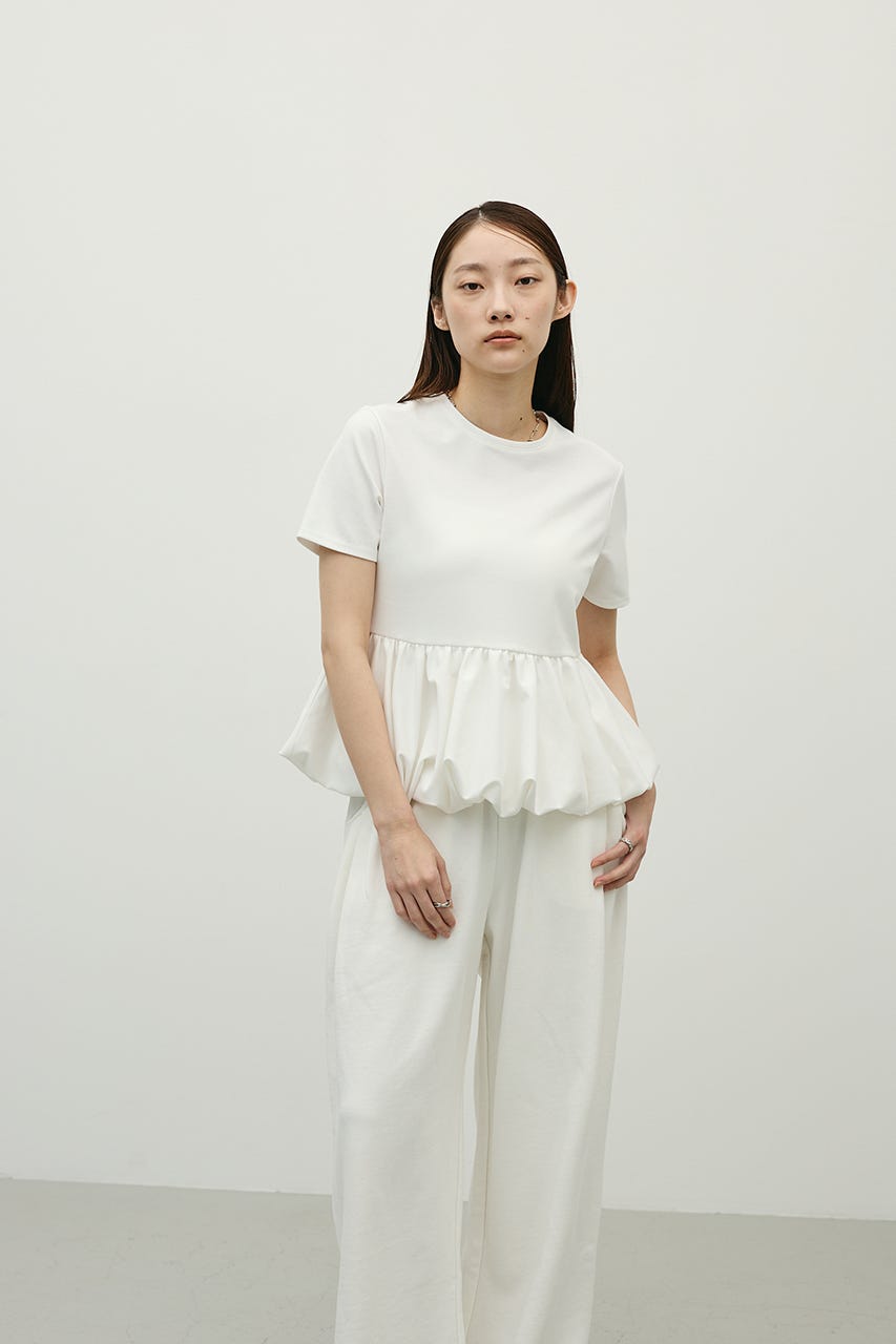 ヘムバルーンカットトップ WHT FREE