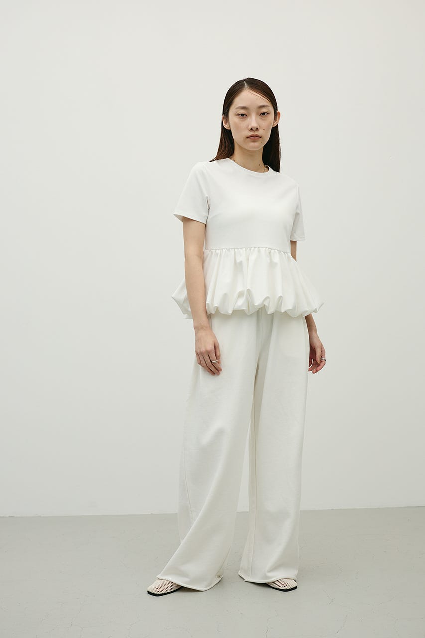 ヘムバルーンカットトップ WHT FREE