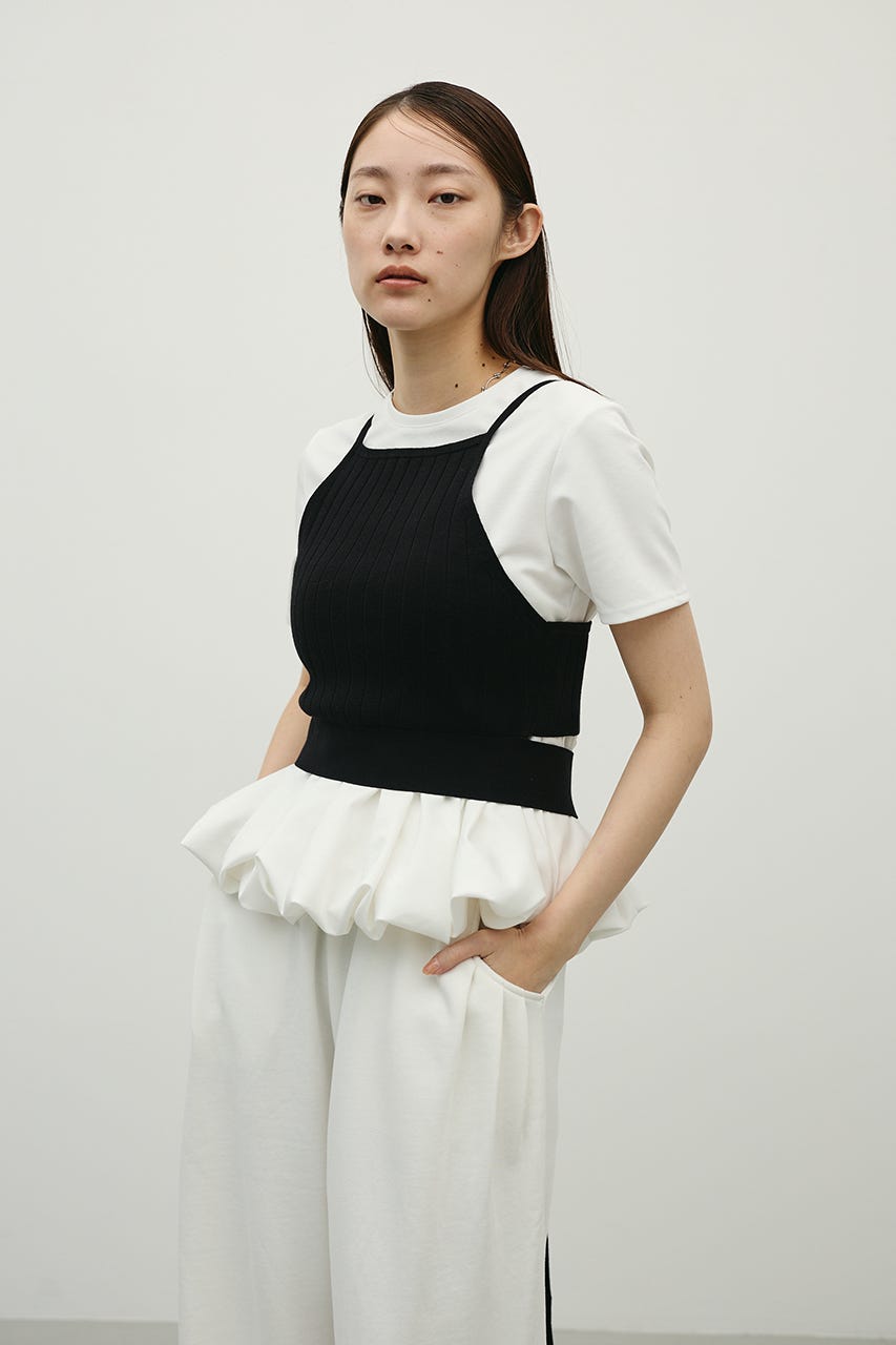 ヘムバルーンカットトップ WHT FREE