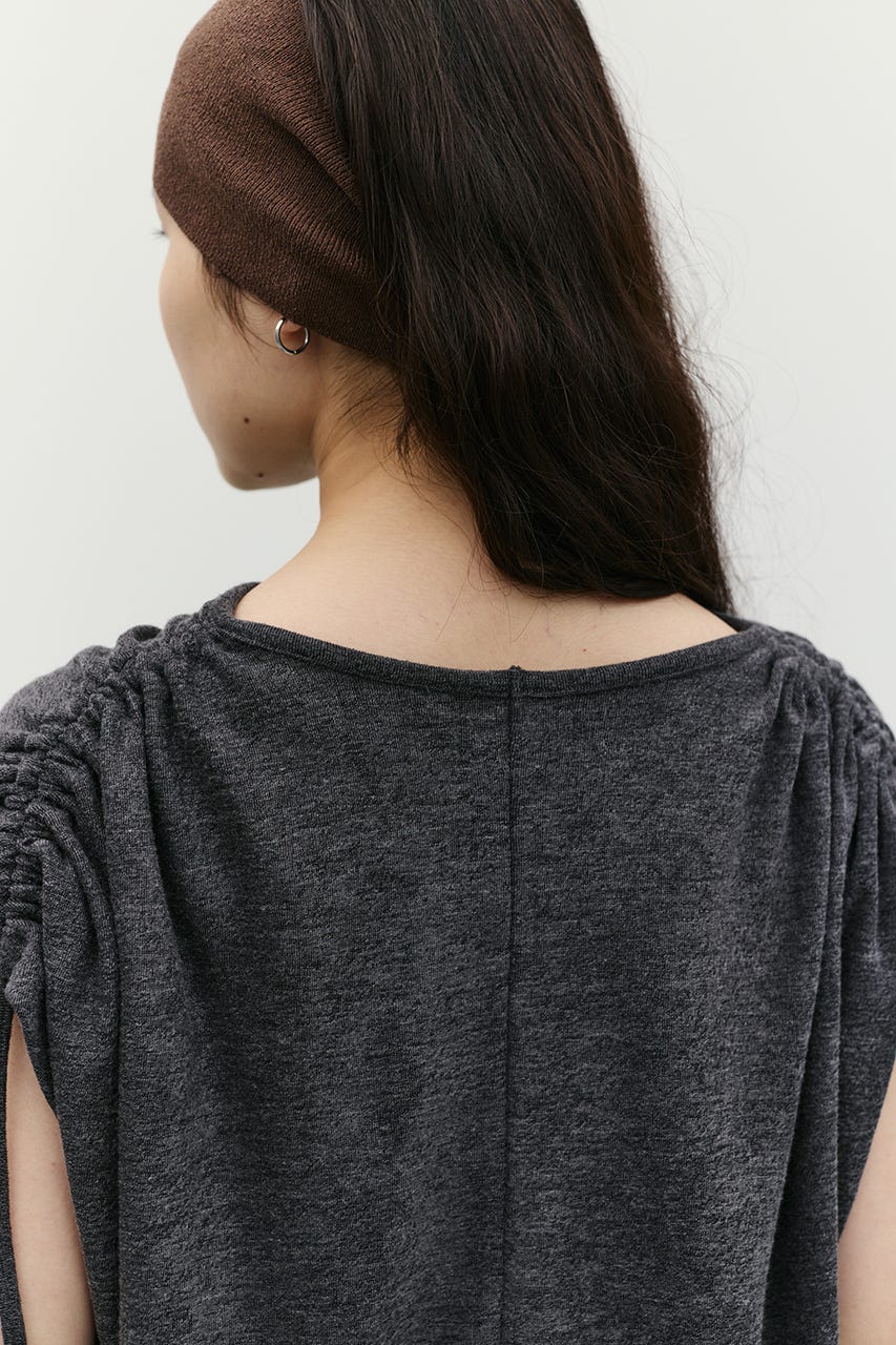 ショルダードレープトップ C.GRY FREE
