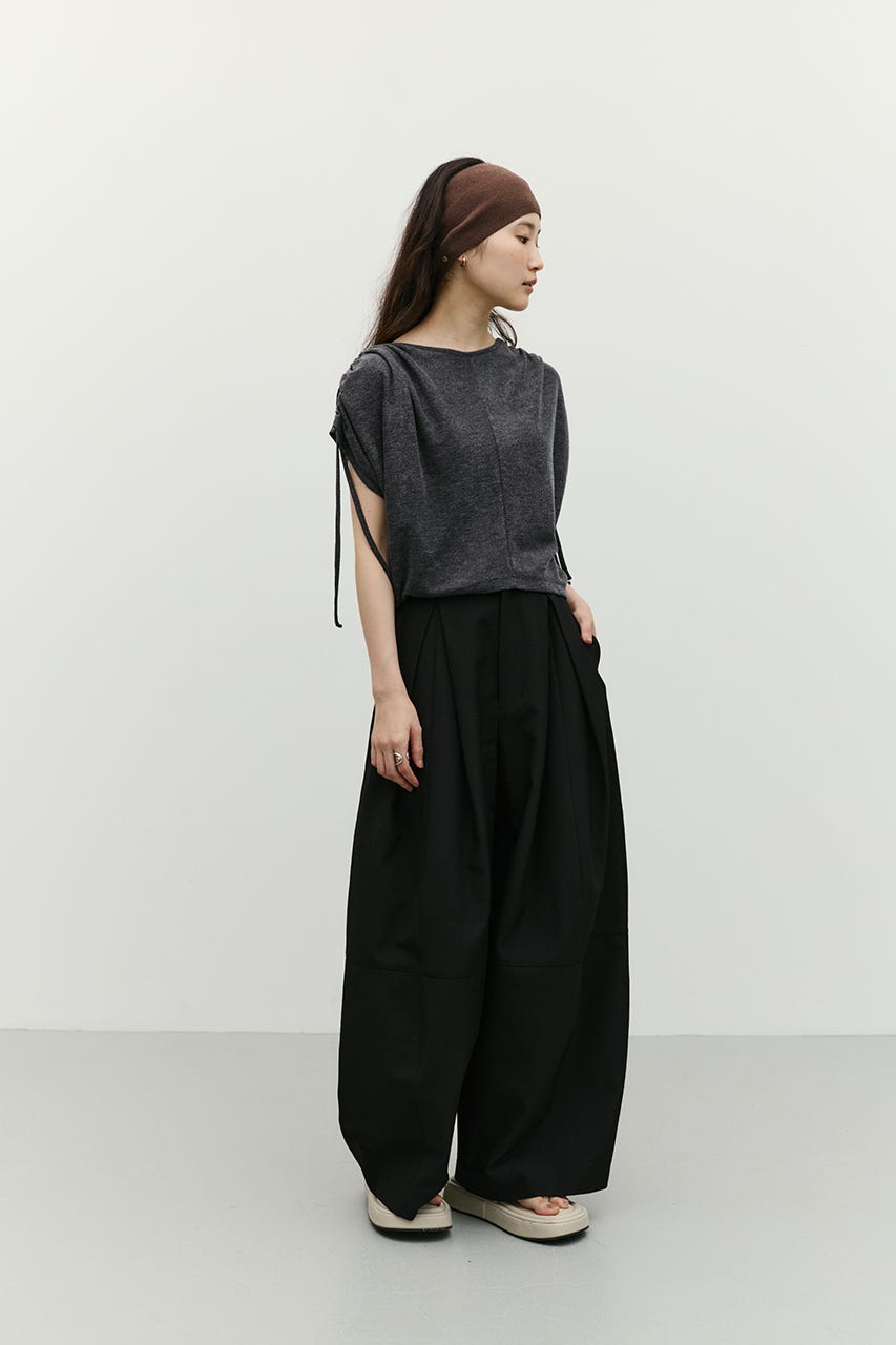 ショルダードレープトップ C.GRY FREE