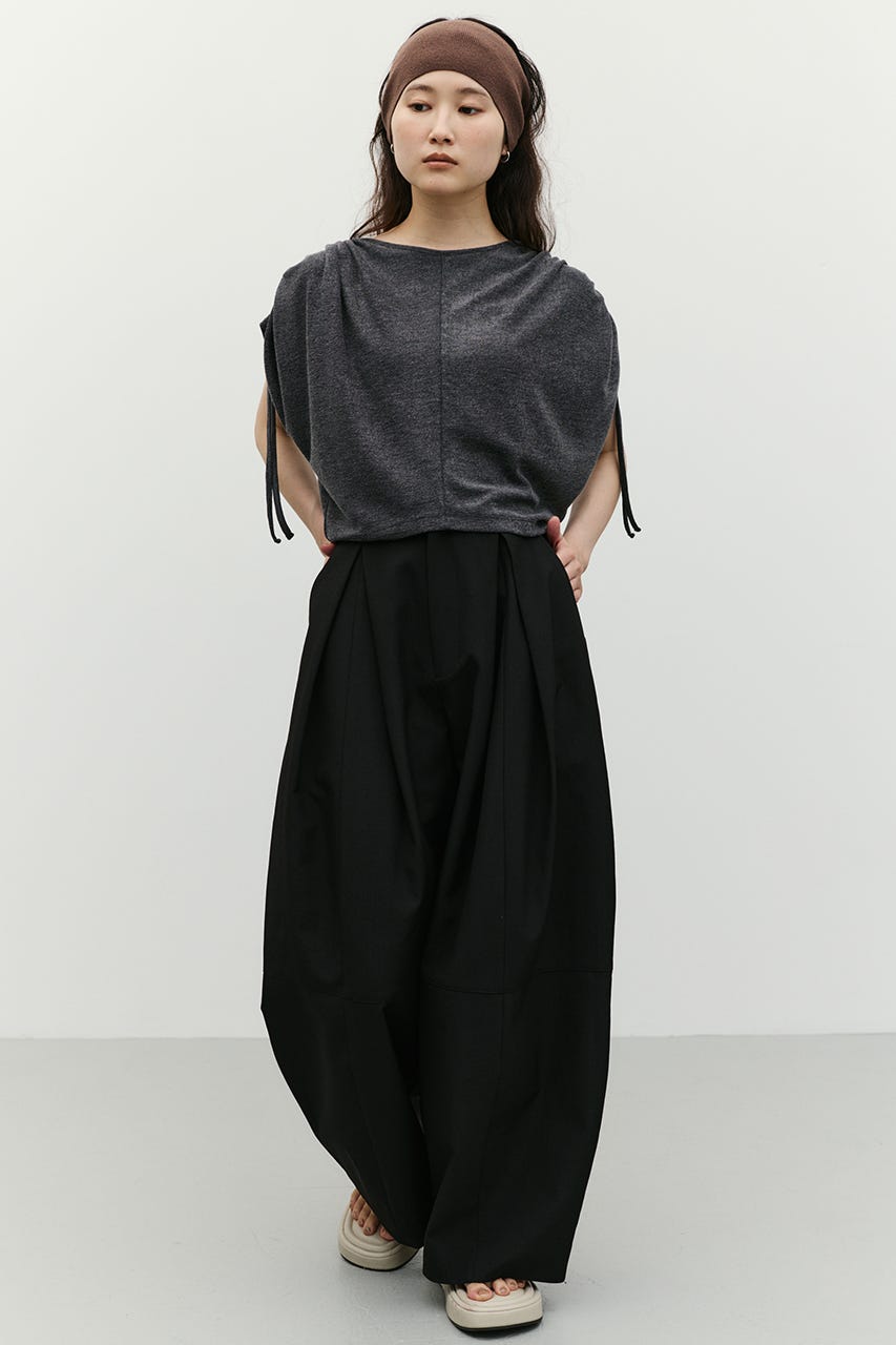 ショルダードレープトップ C.GRY FREE